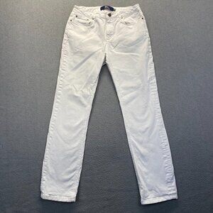 Boden The Trafalgar Women's Straight Leg Jeans White size 8R,White